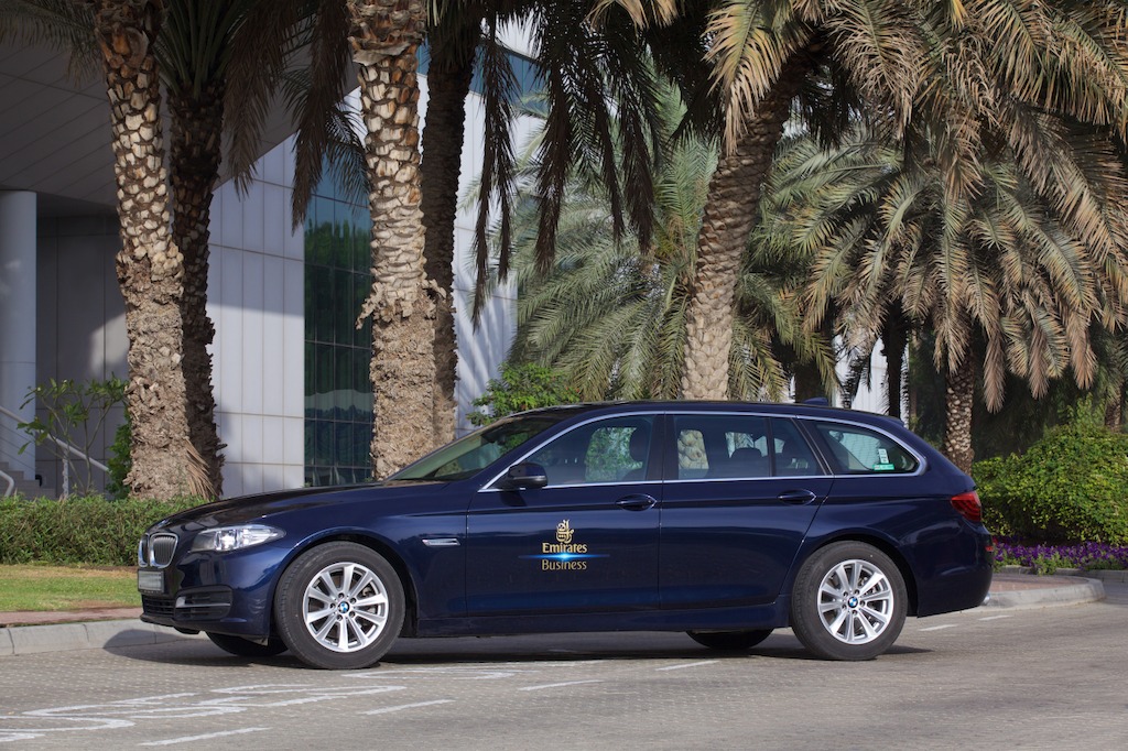 Emirates has partnered with BMW Group to provide a fleet of luxury automobiles for its complimentary Chauffeur-drive service for Business Class passengers in the UAE